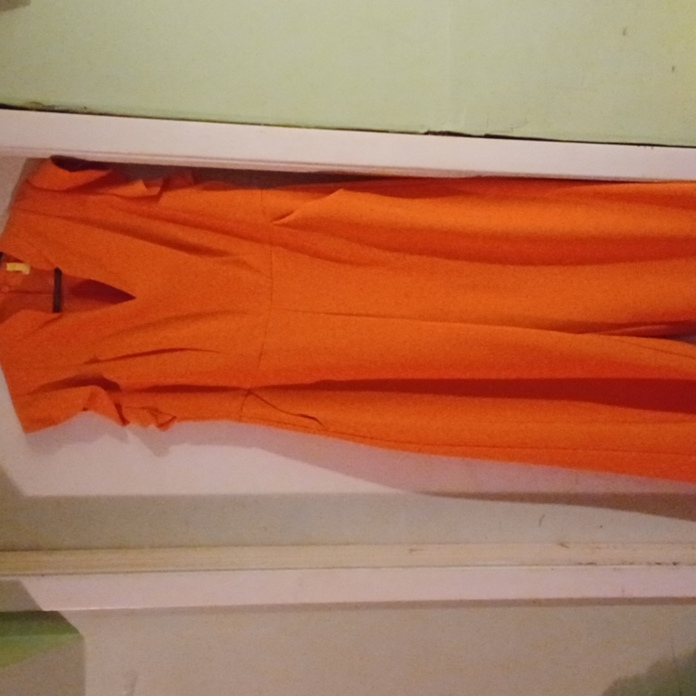 Orange Jumpsuit w/pockets